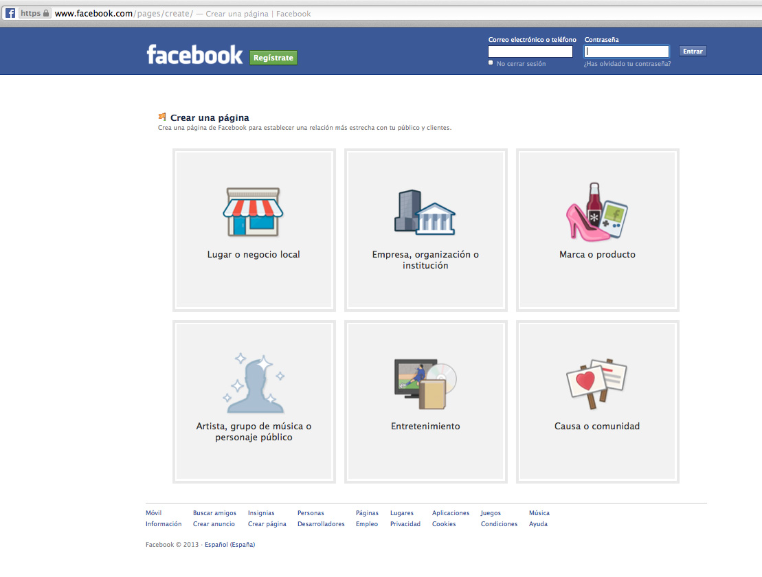 Cómo crear (y gestionar) una página de empresa en facebook.