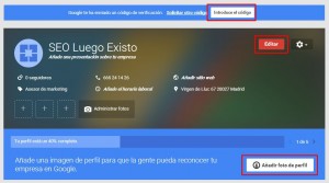 Google my Business_Verificando Google+